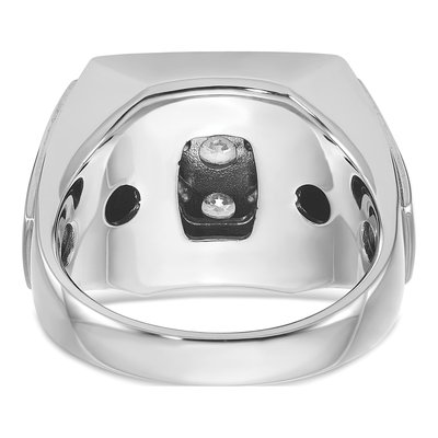 Men's 14K Two-Tone Gold Diamond Ring Mounting – view 7
