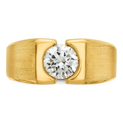 Men's 14K Yellow Gold 1 ct tw Lab-Grown Diamond Ring – view 4