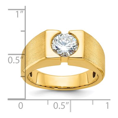 Men's 14K Yellow Gold 1 ct tw Lab-Grown Diamond Ring – view 8