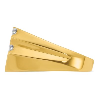 Men's 14K Yellow Gold Diamond Ring Mounting – view 5