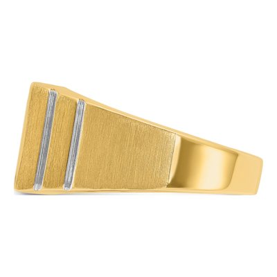 Men's 14K Yellow Gold Diamond Ring Mounting – view 5