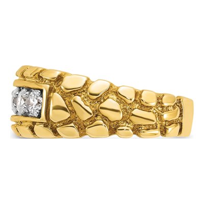 Men's 14K Yellow Gold Diamond Ring Mounting – view 5