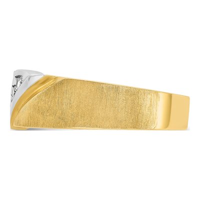 Men's 14K Two-Tone Gold Diamond Ring Mounting – view 5