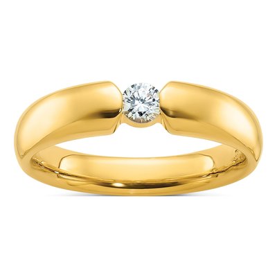 Men's 14K Yellow Gold Diamond Ring Mounting