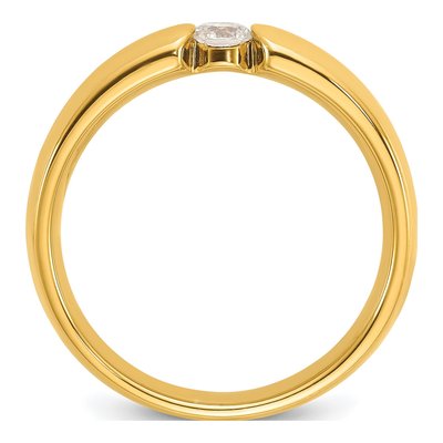Men's 14K Yellow Gold 1/4 ct tw Diamond Ring – view 2
