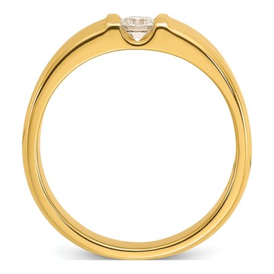 Men's 14K Yellow Gold Diamond Ring Mounting – view 2