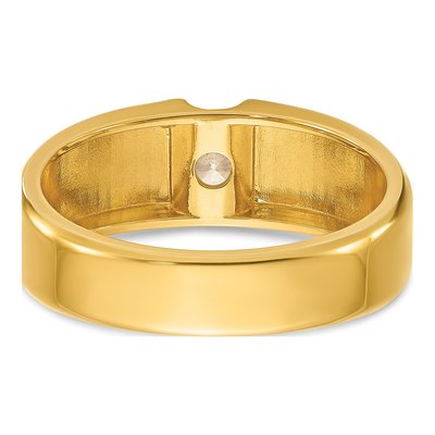 Men's 14K Yellow Gold Diamond Ring Mounting – view 7