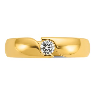 Men's 14K Yellow Gold Diamond Ring Mounting – view 6
