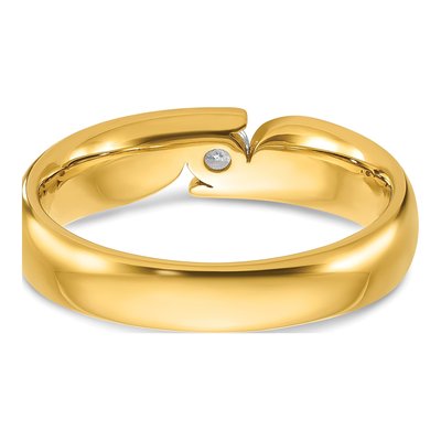 Men's 14K Yellow Gold Diamond Ring Mounting – view 7