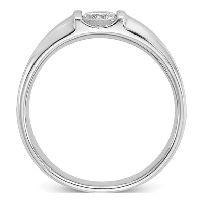 Men's 14K White Gold Diamond Ring Mounting – view 2