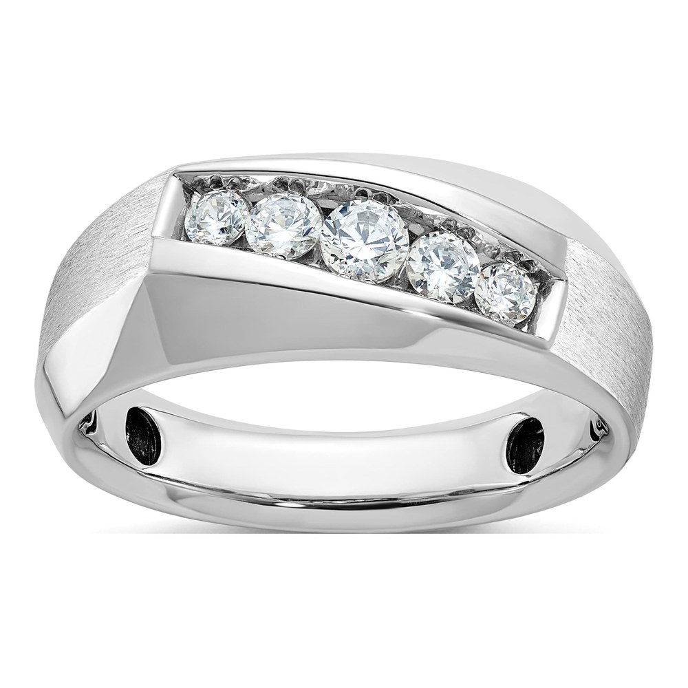 IBGoodman 14K White Gold Men's 1/2 ct Diamond Ring
