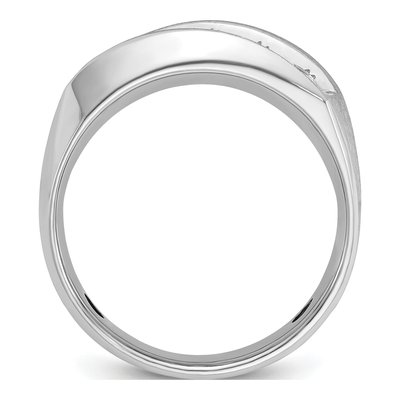 Men's 14K White Gold 5-Stone Diamond Ring Mounting – view 2