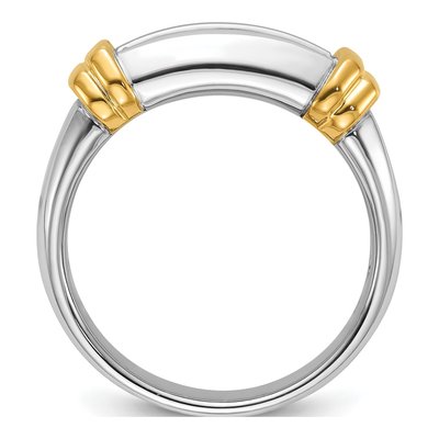 Men's 14K Two-Tone Gold 1 ct tw Lab-Grown Diamond Ring – view 2