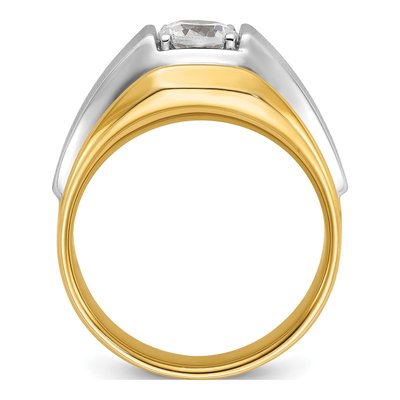 Men's 14K Two-Tone Gold 1 ct tw Lab-Grown Diamond Ring – view 2