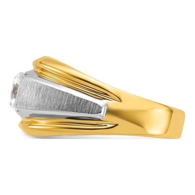 Men's 14K Two-Tone Gold 1 ct tw Lab-Grown Diamond Ring – view 3