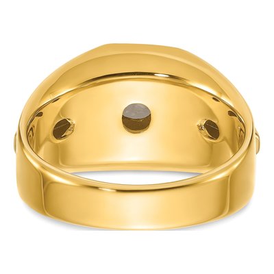 Men's 14K Two-Tone Gold 1 ct tw Lab-Grown Diamond Ring – view 5
