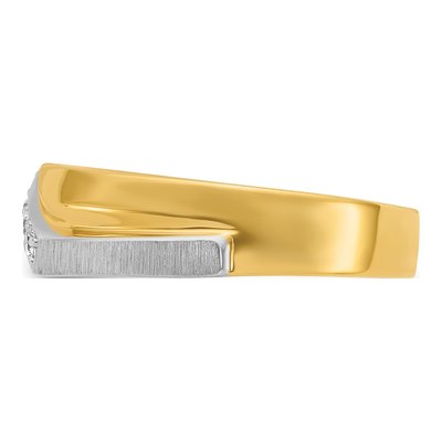 Men's 14K Two-Tone Gold Diamond Ring Mounting – view 5