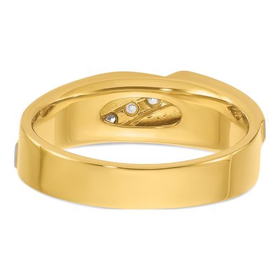 Men's 14K Two-Tone Gold Diamond Ring Mounting – view 7