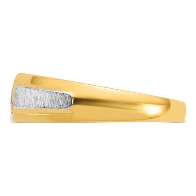 IBGoodman 14K Two-Tone Diamond Men's Ring – view 5