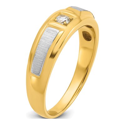 IBGoodman 14K Two-Tone Diamond Men's Ring – view 8