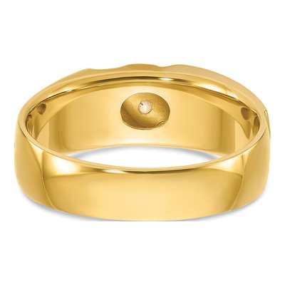 Men's 10K Two-Tone Gold Diamond Ring Mounting – view 7