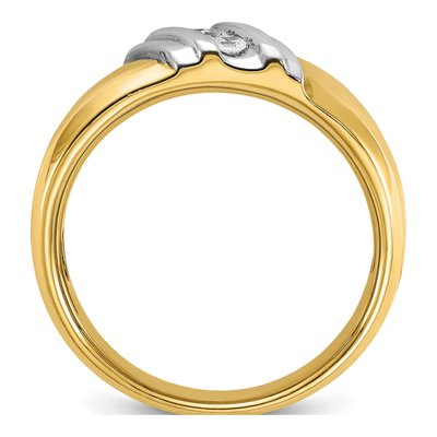 Men's 14K Two-Tone Gold Diamond Ring Mounting – view 2
