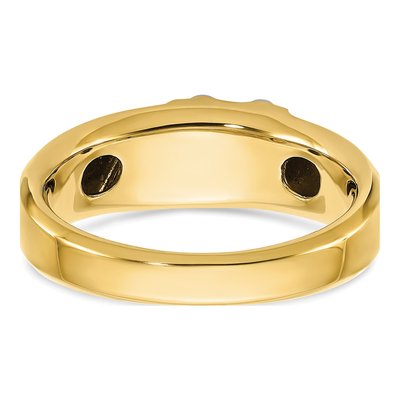 Men's 14K Two-Tone Gold Diamond Ring Mounting – view 7