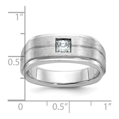 Men's 14K White Gold Diamond Ring Mounting – view 3
