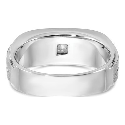 Men's 14K White Gold Diamond Ring Mounting – view 7