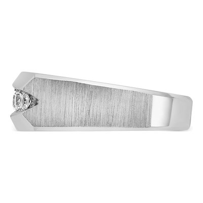 Men's 10K White Gold 1/2 ct tw Diamond 5-Stone Ring – view 5