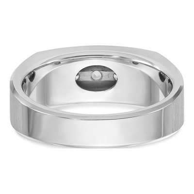 Men's 10K White Gold 1/2 ct tw Diamond 5-Stone Ring – view 7