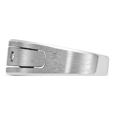 Men's 14K White Gold 3-Stone Ring Mounting – view 5