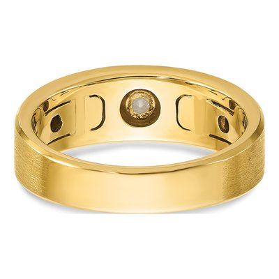 Men's 10K Two-Tone Gold Diamond Ring Mounting – view 7