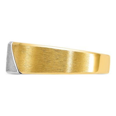 Men's 14K Two-Tone Gold Diamond Ring Mounting – view 5
