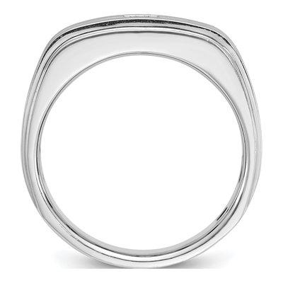 Men's 14K White Gold Diamond Ring Mounting – view 2