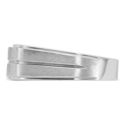 Men's 14K White Gold Diamond Ring Mounting – view 5