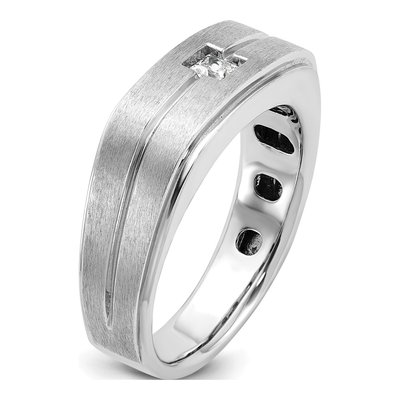 Men's 14K White Gold Diamond Ring Mounting – view 8