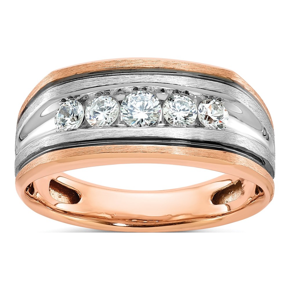 Men's 14K Two-Tone Gold 1/2 ct tw Diamond Ring