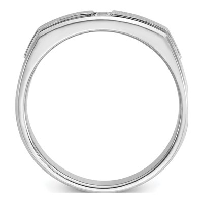 Men's 14K White Gold Diamond Ring Mounting – view 2