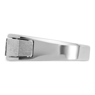 Men's 14K White Gold Diamond Ring Mounting – view 3