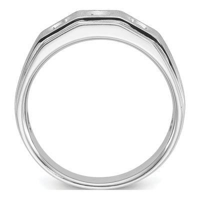 Men's 14K White Gold Diamond Ring Mounting – view 2