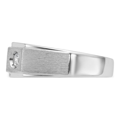 Men's 14K White Gold Diamond Ring Mounting – view 5