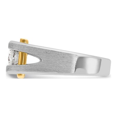 Men's 14K Two-Tone Gold Diamond Ring Mounting – view 5