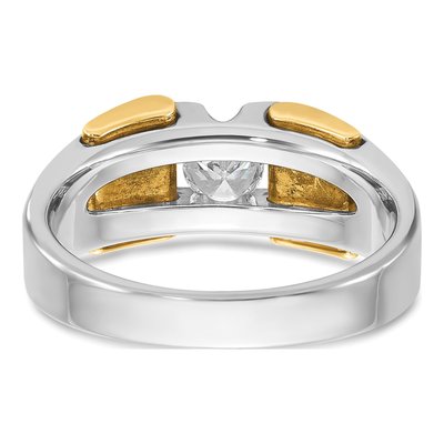 Men's 14K Two-Tone Gold Diamond Ring Mounting – view 7