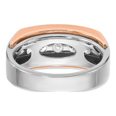 Men's 10K Two-Tone Gold Diamond Ring Mounting – view 7