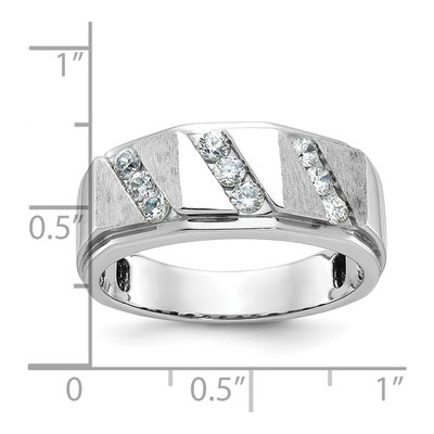 Men's 14K White Gold Ring Mounting – view 3