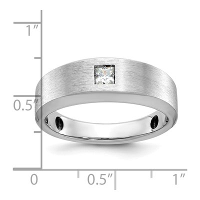 Men's 14K White Gold Diamond Ring Mounting – view 3