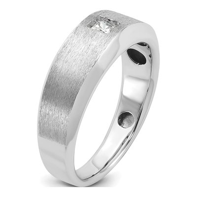 Men's 14K White Gold Diamond Ring Mounting – view 8