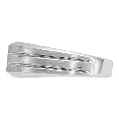 Men's 14K White Gold Diamond Ring Mounting – view 5