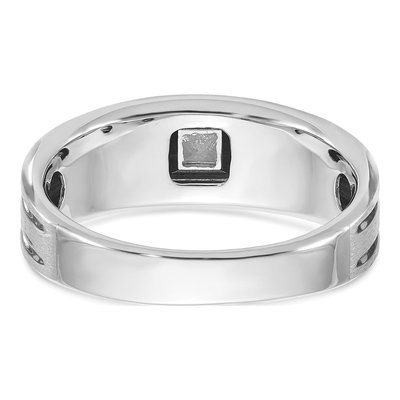 Men's 14K White Gold Diamond Ring Mounting – view 7